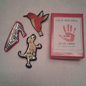 Jan R. Mitchell pin set